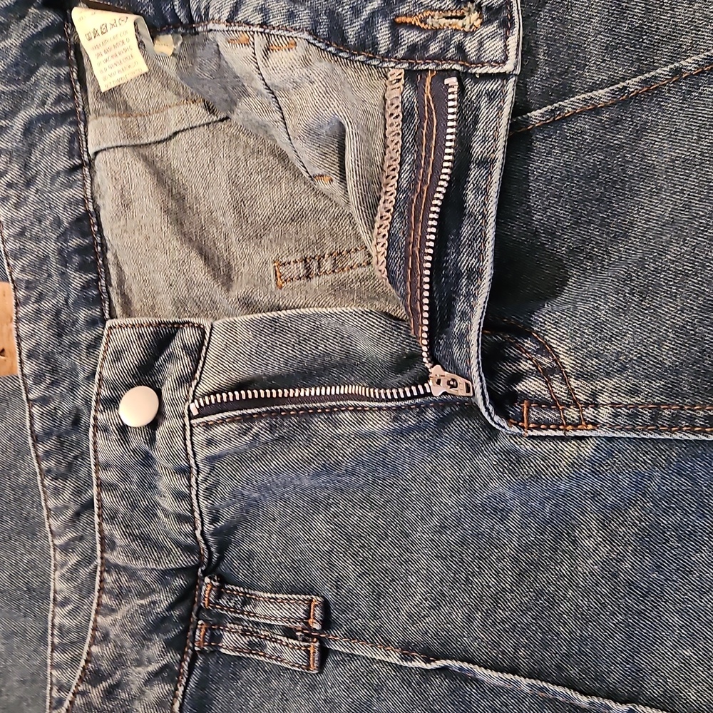 Dazy High- Waise Wide-Leg Blue Jeans - Picture 6 of 12